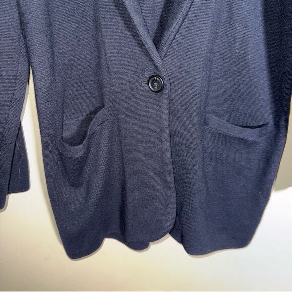 J.CREW One Button Cotton blend Sweater classic dark academia blazer XXS - Picture 6 of 7